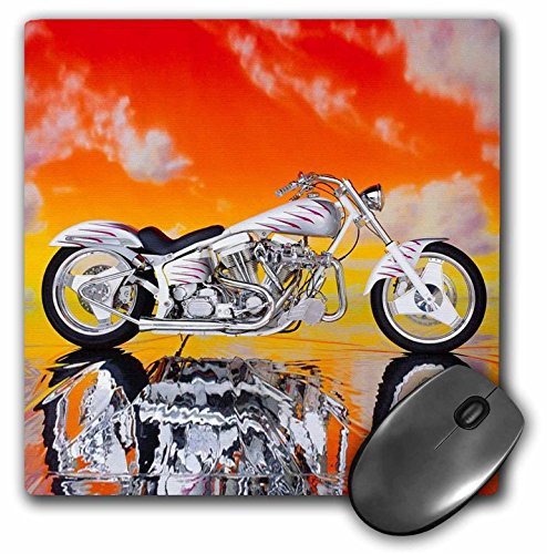 3dRose LLC 8 x 8 x 0.25 Inches Mouse Pad Picturing Harley Mouse Pad (mp_4489_1)