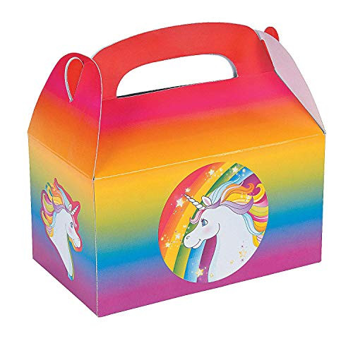 Fun Express Unicorn Favor Boxes - 12 ct