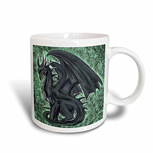 3dRose Night Dragon Mug, 15-Ounce