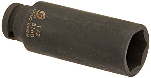 Sunex 816d 1/4-Inch Drive 1/2-Inch Deep Impact Socket