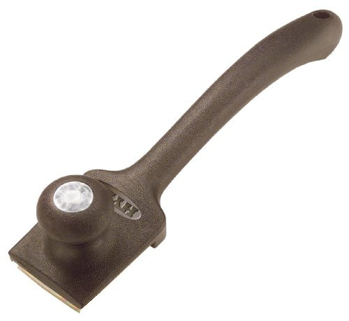 Hyde Tools 10540 2-1/2-Inch 4-Edge Lifetime Scraper with Knob, Black and Silver