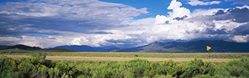 Posterazzi No Passing sign at the roadside Taos County New Mexico USA Poster Print (36 x 12)