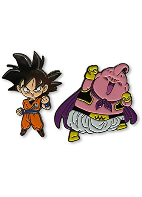 Great Eastern Entertainment Dragon Ball Super Goku & Majin Buu Pins Set of 2