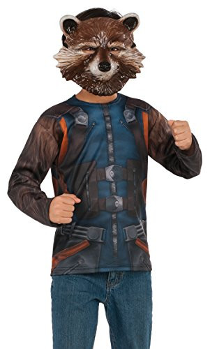Guardians of the Galaxy Vol. 2 Child's Rocket Raccoon Costume Top, Large
