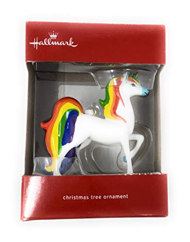 Hallmark Rainbow Unicorn 2018 Christmas Ornament