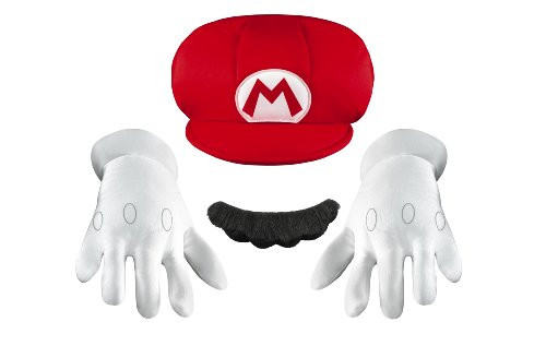 Nintendo Super Mario Brothers Mario Child Accessory Kit, One Size Child Nintendo Super Mario Brothers Mario Child Accessory Kit, One Size Child
