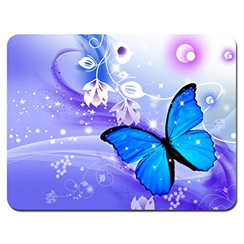 Meffort Inc Standard 9.5 x 7.9 Inch Mouse Pad - Flyaway Butterfly