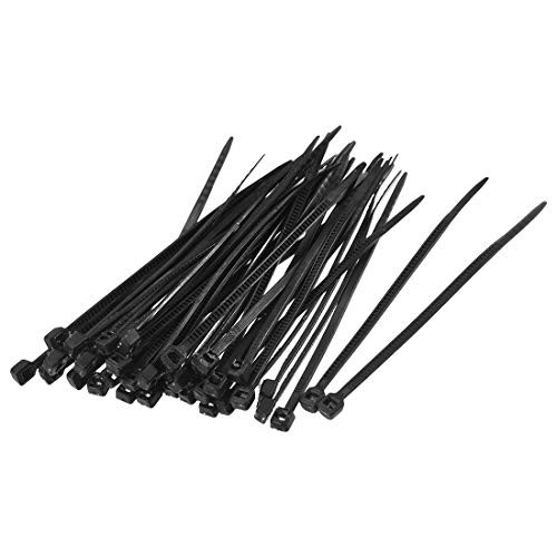 uxcell Nylon Cable Ties 3.15 Inch Self-Locking Zip Ties 0.07 Inch Width Black 2000pcs