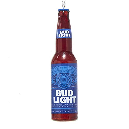 Kurt Adler Budweiser Bud Light Bottle Ornament