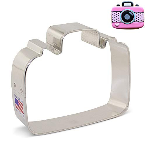Ann Clark Cookie Cutters Camera Cookie Cutter by Flour Box Bakery, 3.75"