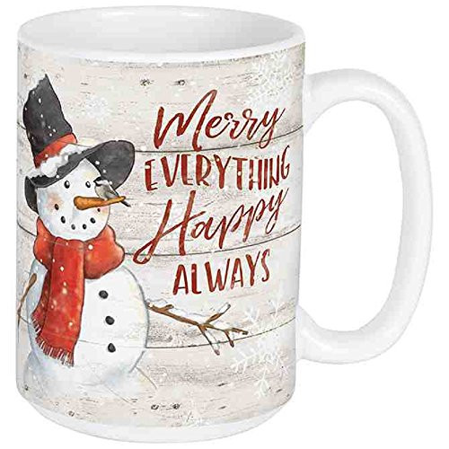 Carson Ceramic Merry Everything Christmas Boxed Mug Multicolor