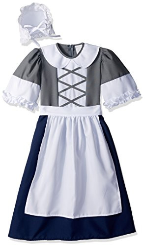 RG Costumes Colonial Peasant Girl, Child Small/Size 4-6