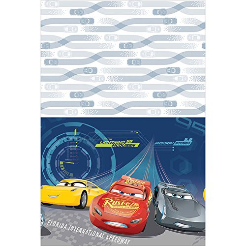 Disney"Cars 3" Plastic Table Cover, Party Favor, 6 Ct.