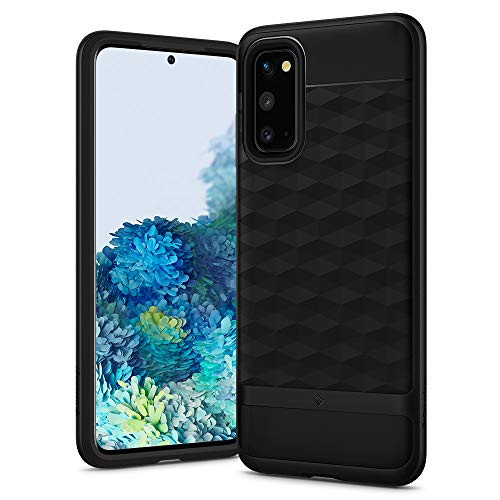 Caseology Parallax for Samsung Galaxy S20 Case (2020) - 3D Pattern and Design - Matte Black Caseology Parallax for Samsung Galaxy S20 Case (2020) - 3D Pattern and Design - Matte Black