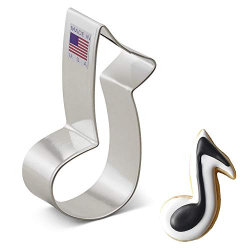 Ann Clark Cookie Cutters Music Note Cookie Cutter, 3.5" Ann Clark Cookie Cutters Music Note Cookie Cutter, 3.5"