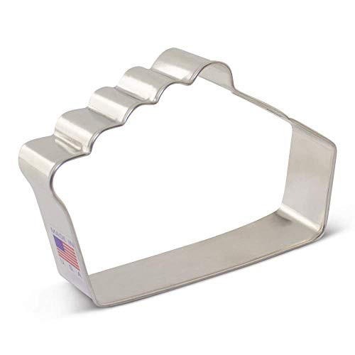 Ann Clark Cookie Cutters Pie Slice Cookie Cutter, 4.5"