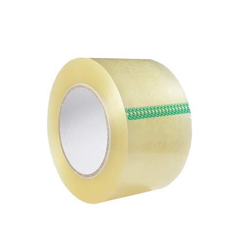 3" Quiet Tape Heavy Duty Packing Carton Sealing Clear 3 Mil 110 Yards (2 Rolls)