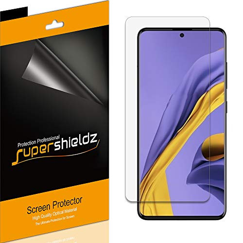 (6 Pack) Supershieldz for Samsung Galaxy A51 Screen Protector, High Definition Clear Shield (PET)