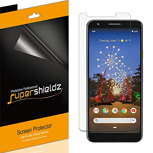 (6 Pack) Supershieldz for Google (Pixel 3a) Screen Protector, 0.23mm High Definition Clear Shield (PET)