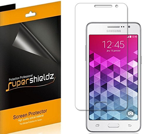 (6 Pack) Supershieldz for Samsung Galaxy Grand Prime Screen Protector, High Definition Clear Shield (PET)