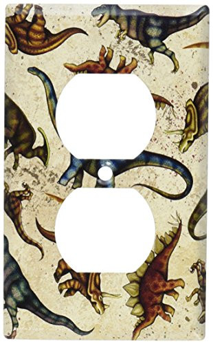 Art Plates - Dinosaur Toss Switch Plate - Outlet Cover