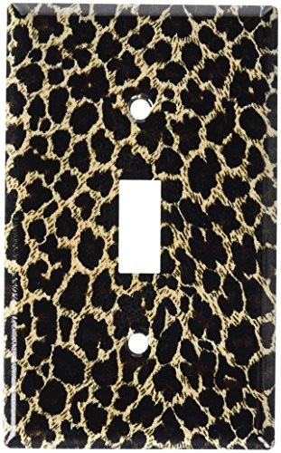 Art Plates - Leopard Print Switch Plate - Single Toggle