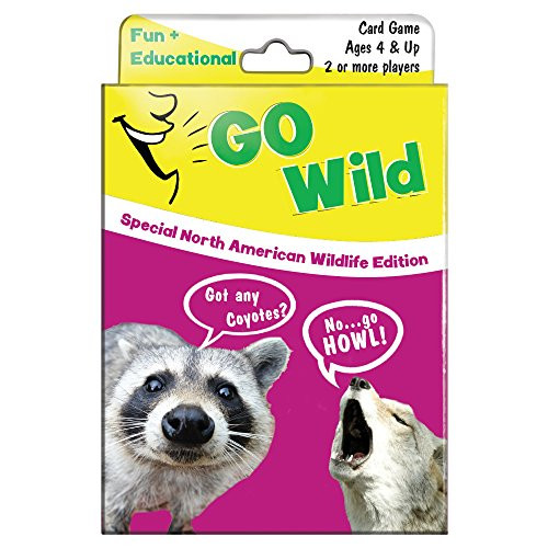 Tree-Free Greetings North American Wildlife Go Wild Card Game for Ages 4 and Up (KG13403)