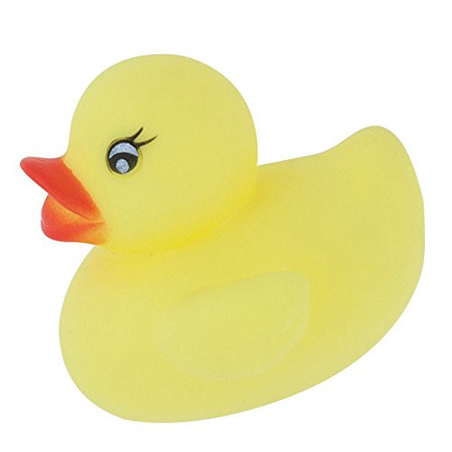 Yellow Rubber Duck Baby Shower Favors, 4ct