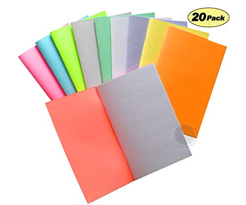 Paperback Blank Kid Books for kids to write stories - make your own comic book or flipbook, draw, illustrate, create small recipe, diary journals 32 pgs Unruled Unlined Premium White paper (20 books)