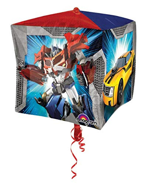 Anagram International Transformers Cubez Balloon Pack, 15", Multicolor Anagram International Transformers Cubez Balloon Pack, 15", Multicolor