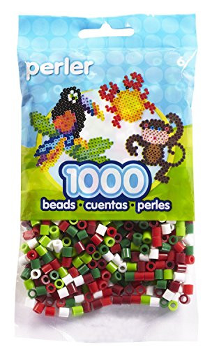 Bulk Buy: Perler Beads Christmes Mix 1,000 Count (3 Pack)