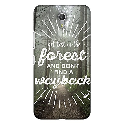 AMZER Slim Handcrafted Designer Printed Hard Shell Case Back Cover for Lenovo ZUK Z1 - Lost In Forest