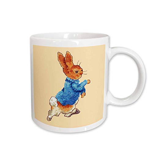 3dRose Peter Rabbit Mug, 15-Ounce
