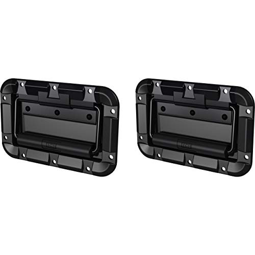 TCH Hardware 2 Pack Recessed Spring Loaded Handle - Lightweight Nylon & Steel