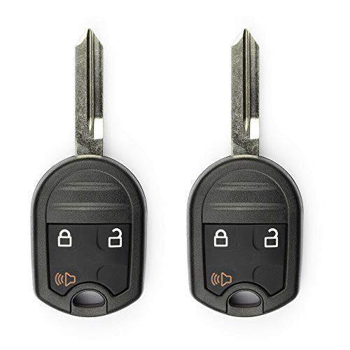 FikeyPro Keyless Entry Remote Control Car Key Fob fits Ford Lincoln Mercury Mazda 3-Button CWTWB1U793 (2 Pack)