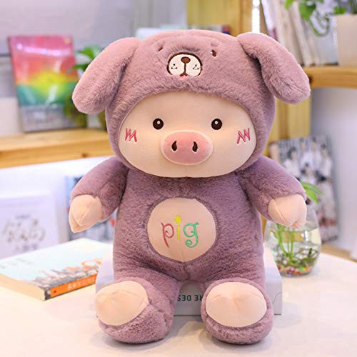 chelei2019 Plush Toys Pig Plush Puppy Stuffed Animal Toy 18" (Purple) chelei2019 Plush Toys Pig Plush Puppy Stuffed Animal Toy 18" (Purple)
