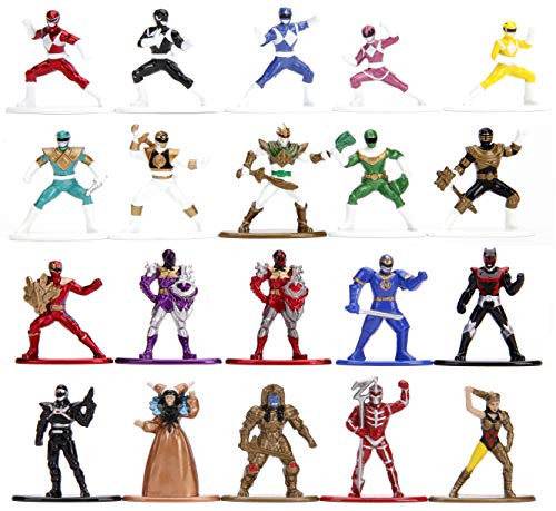 Jada Toys Nano Metalfigs Power Rangers diecast Mini Figures 20 Pack Jada Toys Nano Metalfigs Power Rangers diecast Mini Figures 20 Pack