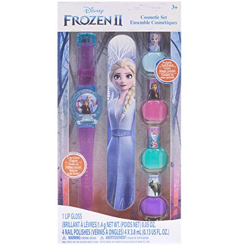 Townley Girl Disney Frozen 2 4 Pack Nail and Lip Gloss Watch Set, 6 CT Townley Girl Disney Frozen 2 4 Pack Nail and Lip Gloss Watch Set, 6 CT