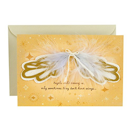 Hallmark Signature Birthday Greeting Card for Mom (Angel Wings)