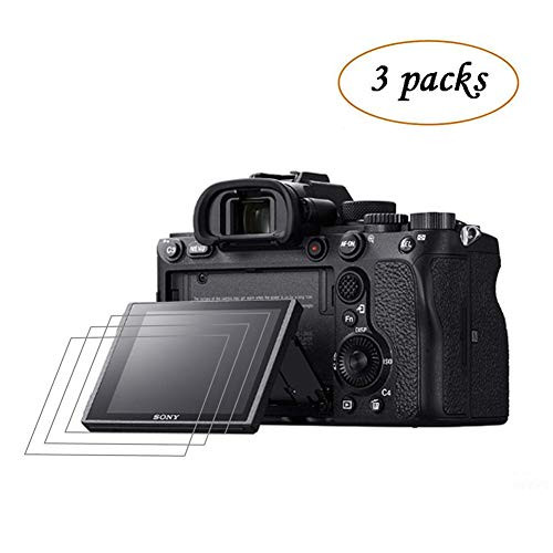 Glass Screen Protector Compatible with Sony Alpha 7R IV/ILCE-7RM4/A7RIV ?7r4/a7rm4 Anti-Scratches Fingerprint(3 Pack)