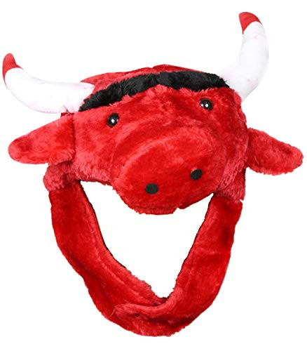 Petitebella Red Bull Costume Hat