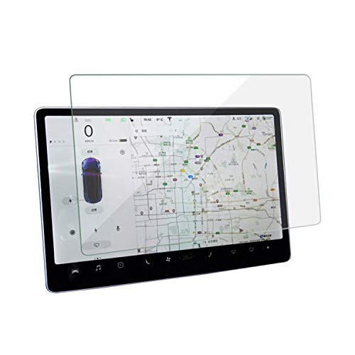 Model 3 Screen Protector Model 3 15" Center Control Touchscreen Car Navigation Touch Screen Protector Tempered Glass 8-9H Anti-Scratch and Shock Resistant Touch Screen Protector