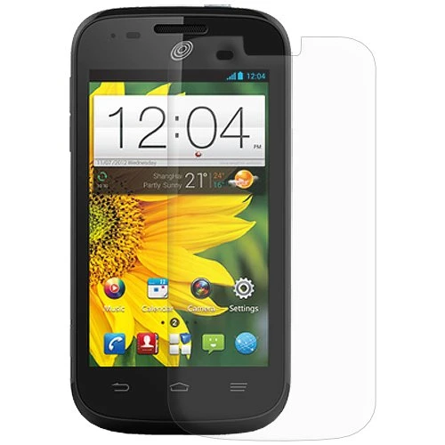 Amzer Kristal Clear Screen Protector Scratch Guard Shield for ZTE Savvy Z750C - Retail Packaging