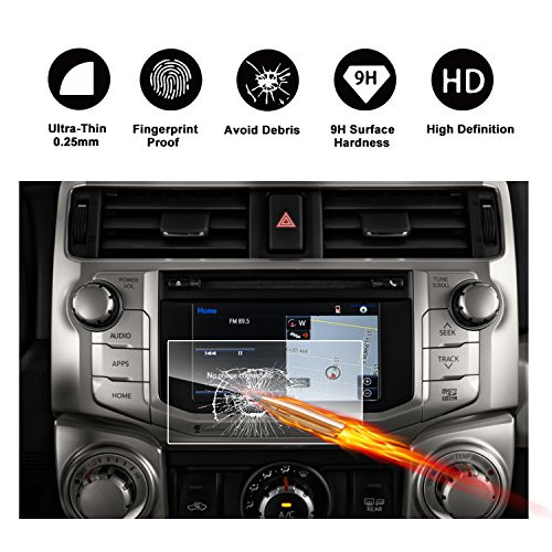 2014-2018 Toyota 4Runner Touch 2 Car Navigation Screen Protector, RUIYA HD Clear TEMPERED GLASS Car In-Dash Screen Protective Film (6.1-Inch) 2014-2018 Toyota 4Runner Touch 2 Car Navigation Screen Protector, RUIYA HD Clear TEMPERED GLASS Car In-Dash Screen Protective Film (6.1-Inch)