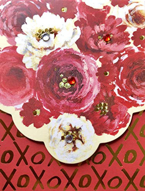 Pooch & Sweetheart Embellished Mini Pocket Notepad, XOXO Roses, 70304 Pooch & Sweetheart Embellished Mini Pocket Notepad, XOXO Roses, 70304