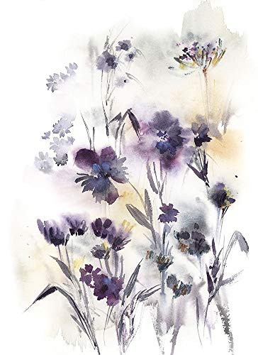 Posterazzi PDXSV1617SMALL Purple Flower Majesty II Photo Print, 18 x 24, Multi