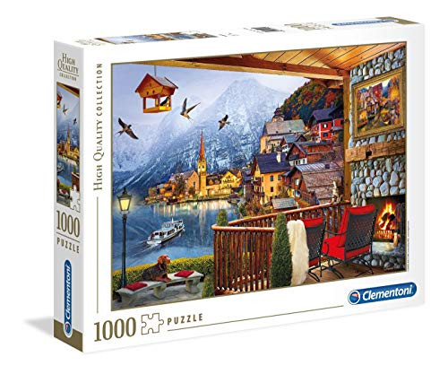 Clementoni 39481 39481 Collection Puzzle Hallstadt-1000 Pieces, Multi-Coloured