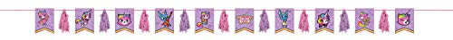 amscan Rainbow Butterfly Unicorn Kitty Pennant & Tassel Garland