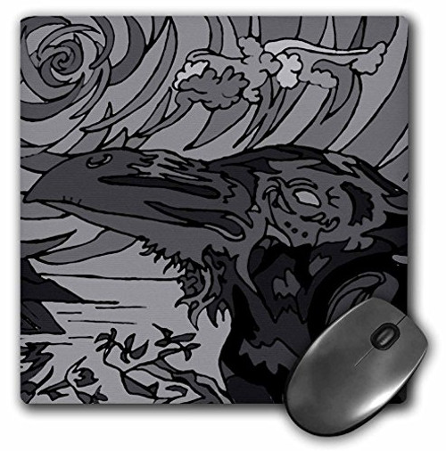 3dRose LLC 8 x 8 x 0.25 Inches Raven View Mouse Pad (mp_13650_1) 3dRose LLC 8 x 8 x 0.25 Inches Raven View Mouse Pad (mp_13650_1)