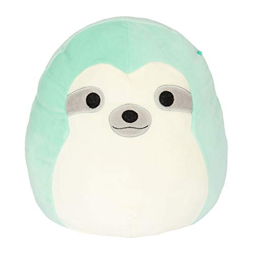 Squishmallow Kellytoy Super Soft Plush Toy Pillow Pet Animal Pillow Pal Buddy Stuffed Animal Birthday Gift Holiday (16", Aqua The Sloth)